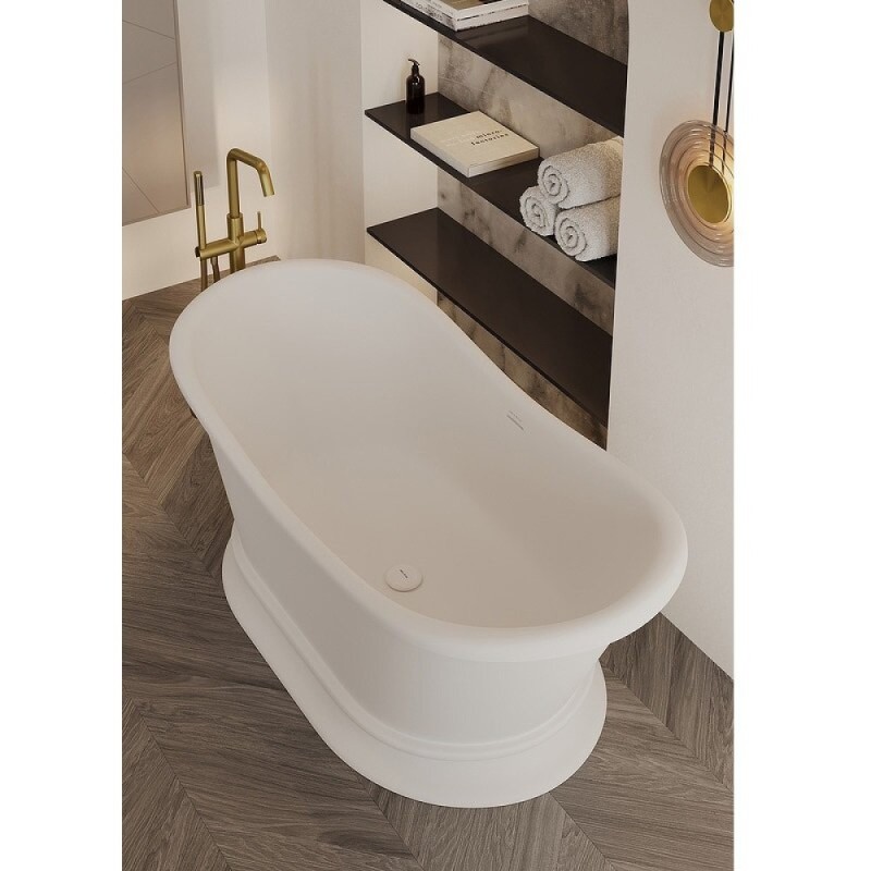 Ванна Allen Brau Krion Classic 2.35004.21, 170 х 75 см, искусственный камень, цвет белый матовый