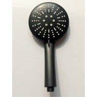 Душевая кабина Frank F412/1 L М Black без крыши, 120 х 80 см, средний поддон, стекла матовые, профиль черный, 20067