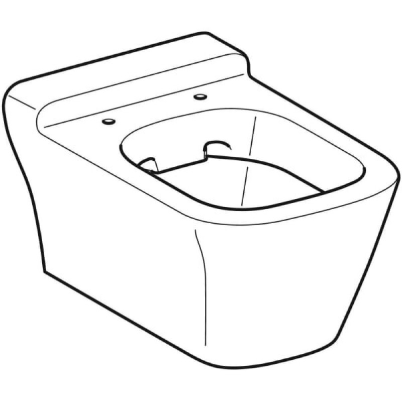 Подвесной унитаз Geberit MyDay 201460000, безободковый Rimfree
