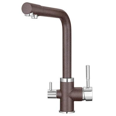 Смеситель для кухонной мойки Granula GR-2015 2015es, с подключением к фильтру, эспрессо