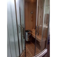 Душевая кабина Frank F916R с сауной, правосторонняя 160 х 110 см