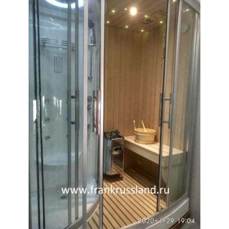 Душевая кабина Frank F916R с сауной, правосторонняя 160 х 110 см