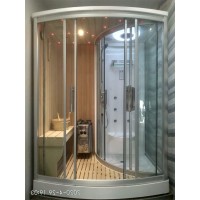 Душевая кабина Frank F917L с сауной, левосторонняя 170 х 112 см