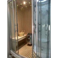 Душевая кабина Frank F917L с сауной, левосторонняя 170 х 112 см