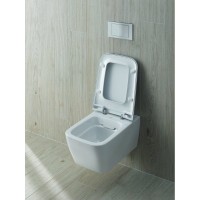 Подвесной безободковый унитаз Geberit IT!, крышка микролифт, 201950000/574950000