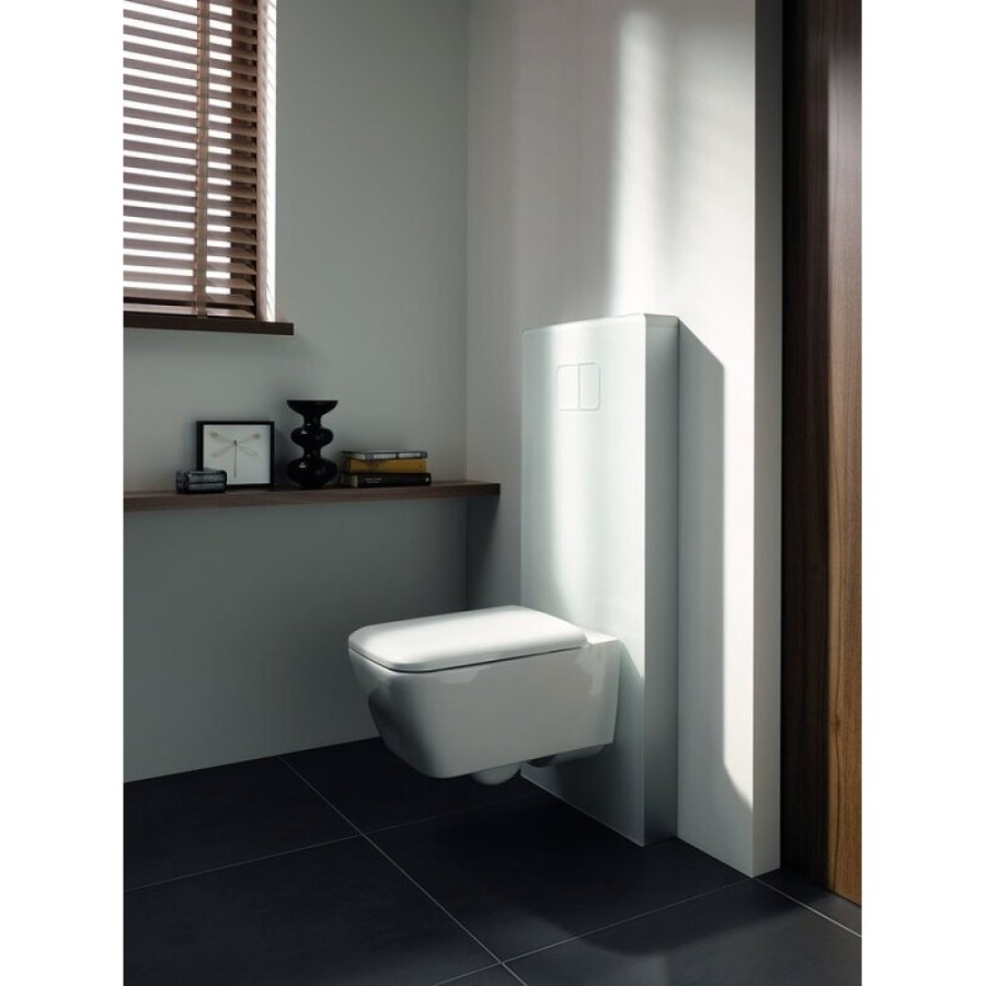 Подвесной безободковый унитаз Geberit IT!, крышка микролифт, 201950000/574950000