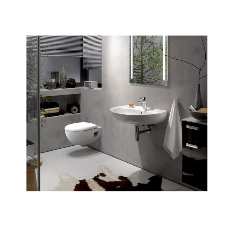 Комплект подвесного унитаза с биде Geberit Renova Nr.1 203070000/573025000 /233040000, белый