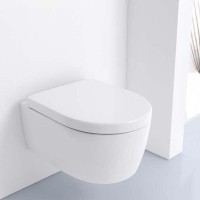 Подвесной безободковый унитаз Geberit iCon 204060000/574130000, крышка микролифт