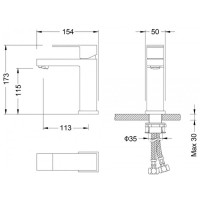 Смеситель Timo Selene 2061/00F chrome для раковины