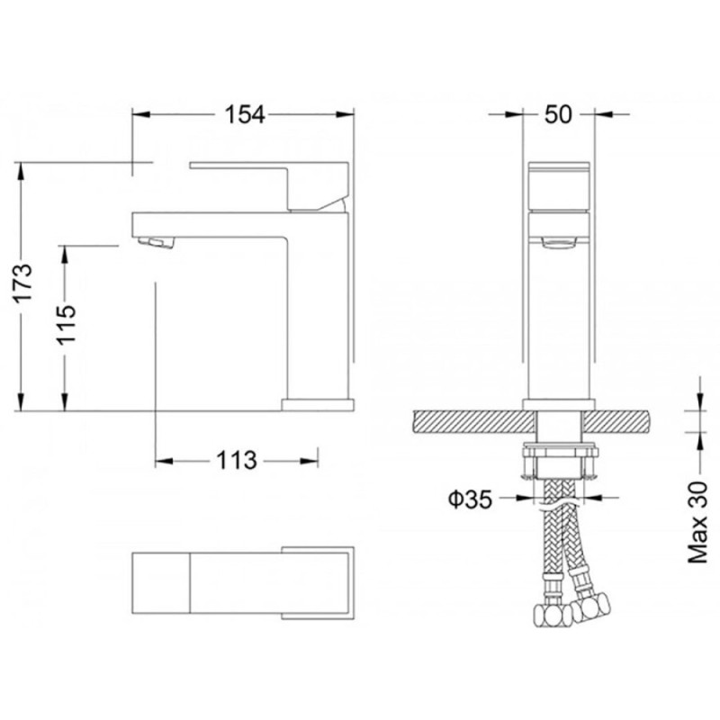 Смеситель Timo Selene 2061/00F chrome для раковины