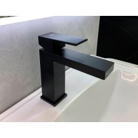 Смеситель Timo Selene 2061/03F для раковины, черный матовый