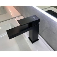 Смеситель Timo Selene 2061/03F для раковины, черный матовый