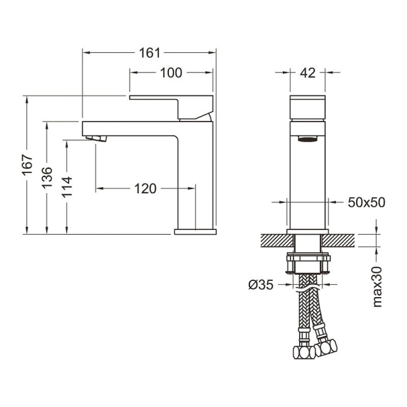 Смеситель Timo Selene 2061/16F для раковины, белый матовый