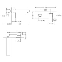 Смеситель для раковины Timo Selene 2071/16SM, белый матовый
