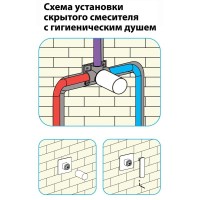 Гигиенический душ Timo Selene, 2089/03SM, со смесителем, черный