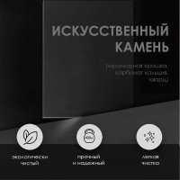 Душевой поддон WasserKRAFT Abens 20T 20T07, 120 х 90 см, черный матовый
