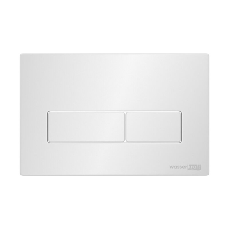 Инсталляция для унитаза WasserKraft Abens 20TLT.010.ME.BL.WH03, декоративная стеклянная панель черная, механическая кнопка смыва белая