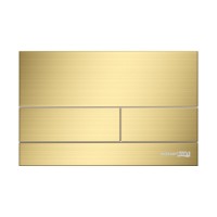 Инсталляция для унитаза WasserKraft Abens 20TLT.010.ME.BL.MG04, декоративная стеклянная панель черная, механическая кнопка смыва золото матовое
