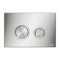 Инсталляция для унитаза WasserKraft Abens 20TLT.010.ME.WH.BN01, декоративная стеклянная панель белая, механическая кнопка смыва никель