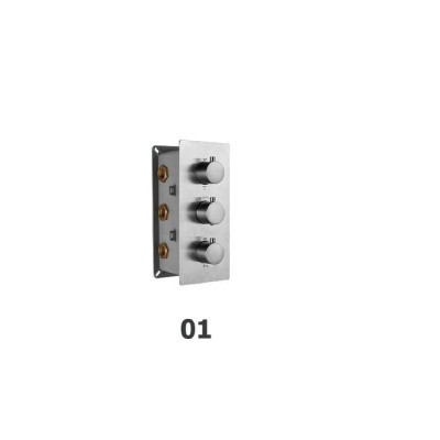 Смеситель RGW Shower Panels SP-41-01, 21140541-11, для душа термостатический, хром