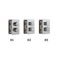 Смеситель RGW Shower Panels SP-42-01, 21140542-11, для душа термостатический, хром
