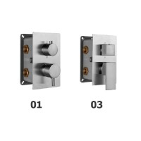 Смеситель RGW Shower Panels SP-43-01, 21140543-11, для душа, хром