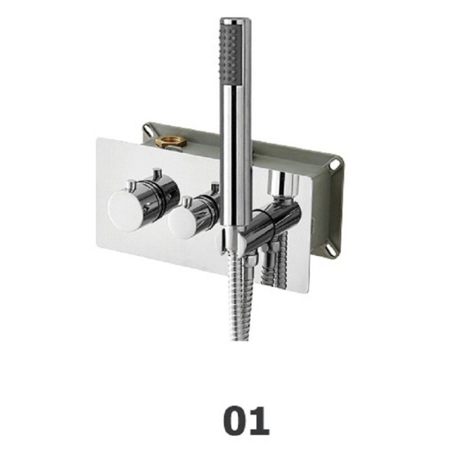 Смеситель RGW Shower Panels SP-44-01, 21140544-11, для душа термостатический, хром