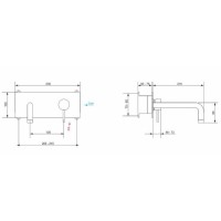 Смеситель RGW Shower Panels SP 45-10 B, 21140545-04, для раковины, черный