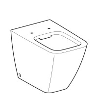 Приставной унитаз Geberit IT! 211910000, безободковый 35 x 56 x 40
