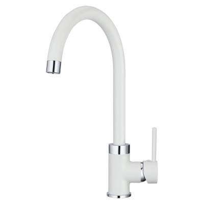 Смеситель для кухонной мойки Granula GR-2125 2125wh, арктик