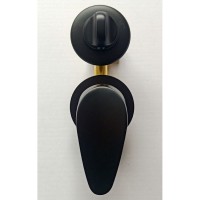 Душевая кабина Frank F412R Black без крыши, 120 x 80 см, низкий поддон, стекла прозрачные, профиль черный, 214015