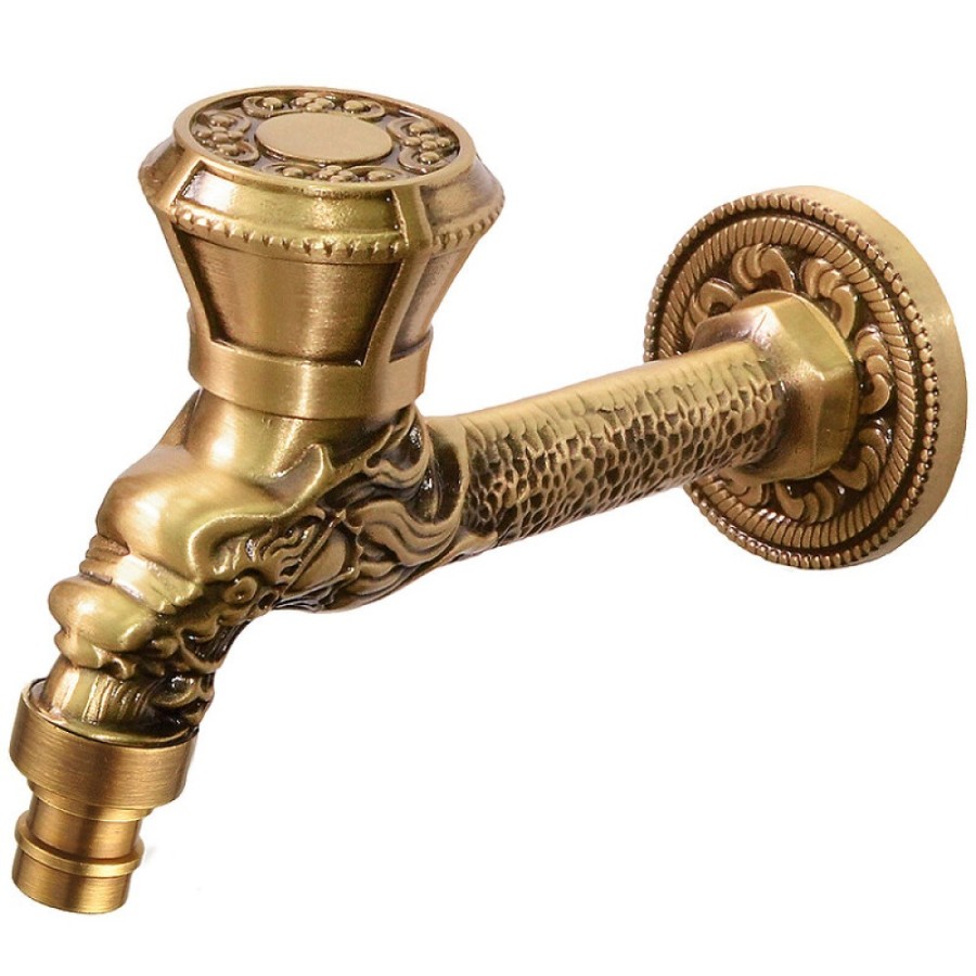 Кран для одного типа воды Bronze de Luxe, насадка для шланга, цвет бронза, 21594/2