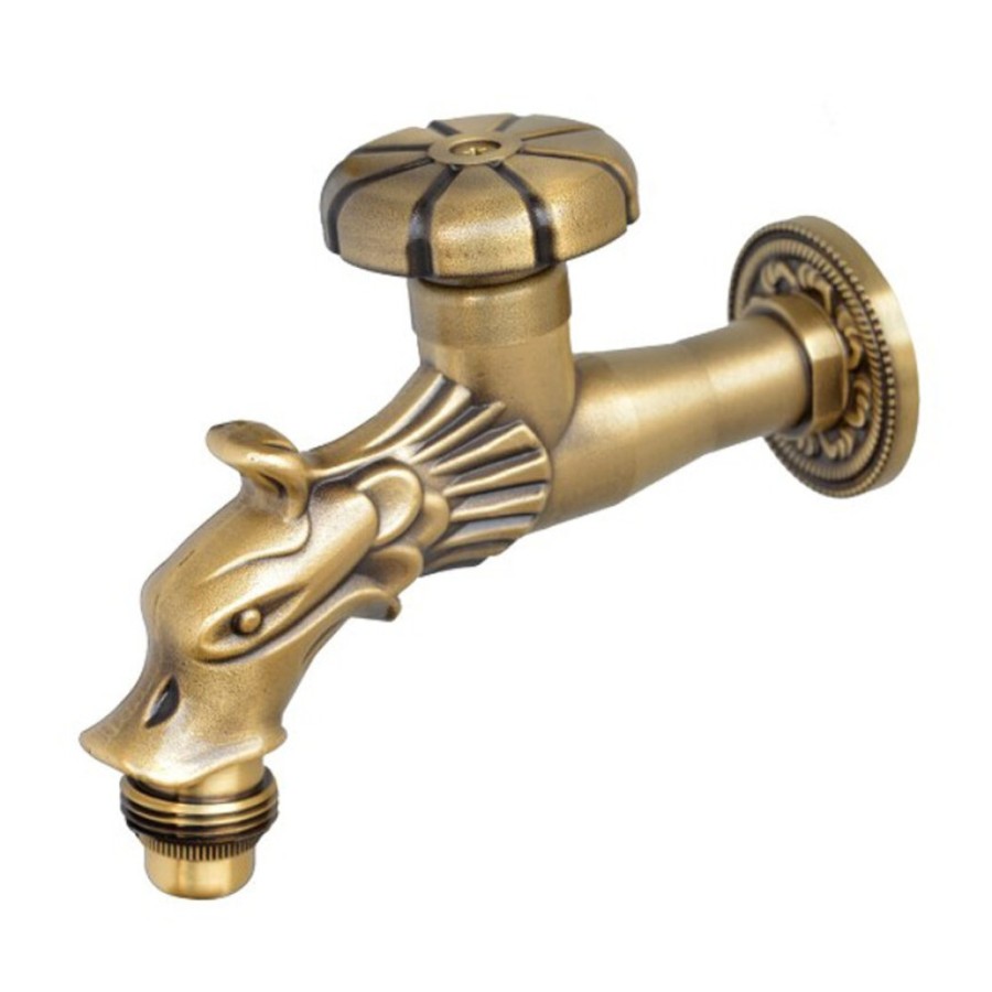 Кран для одного типа воды Bronze de Luxe, насадка - рассекатель, бронза, 21600