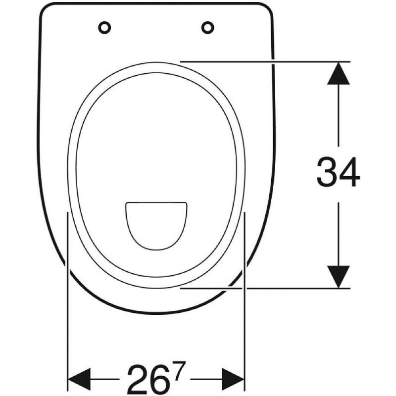 Напольный унитаз Geberit Renova Comfort 218520000, белый