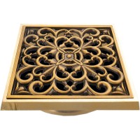 Решетка Bronze de Luxe Узоры, 10 х 10 см, бронза, 21962