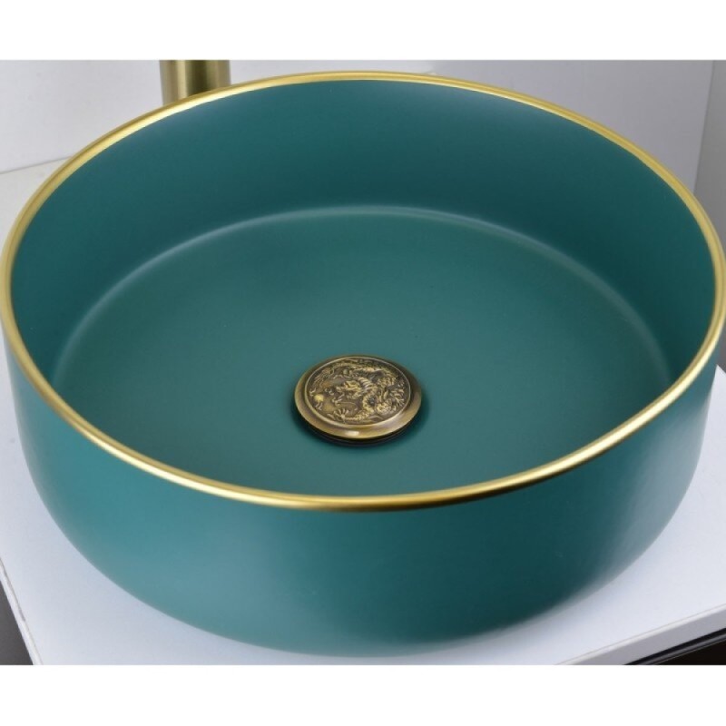 Донный клапан для раковины Дракон Bronze de Luxe, без перелива, цвет бронза, 21984/1