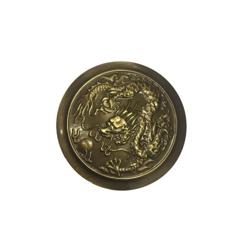 Донный клапан для раковины с переливом Bronze de Luxe Дракон 21984, Clik-Clak, бронза