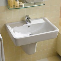 Раковина Geberit Renova Nr. 1 222255000, 55 см, керамика, белая