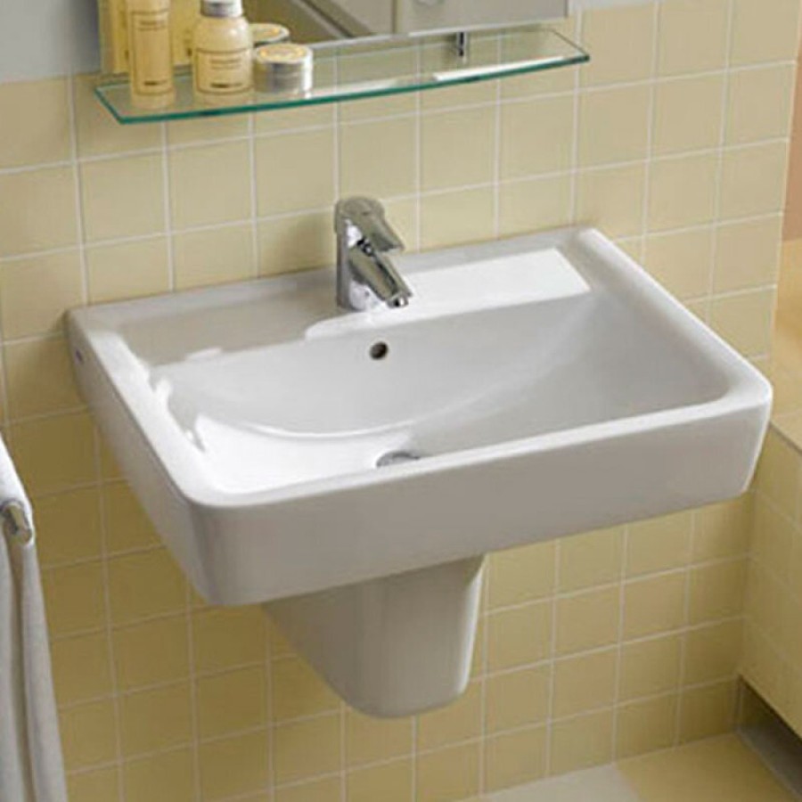 Раковина Geberit Renova Nr. 1 222255000, 55 см, керамика, белая