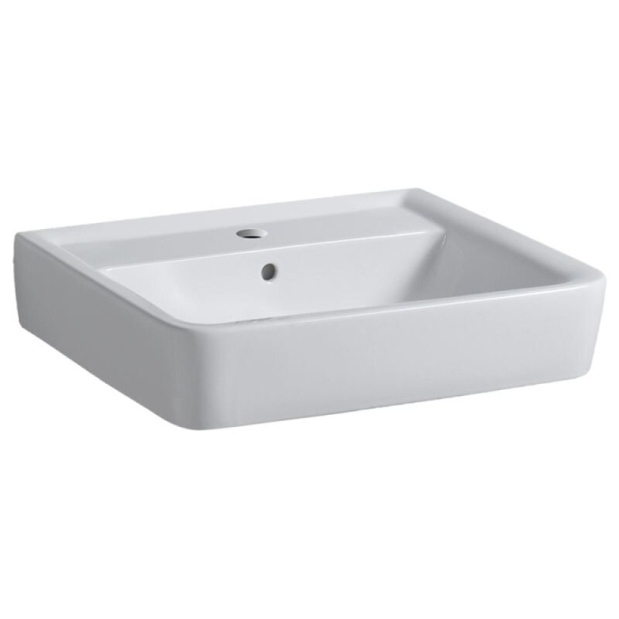 Раковина Geberit Renova Nr. 1 222260000, 60 см, керамика, белая