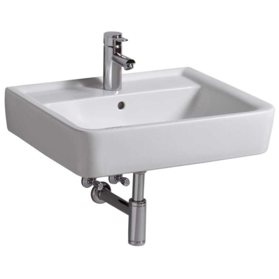 Раковина Geberit Renova Nr. 1 222260000, 60 см, керамика, белая