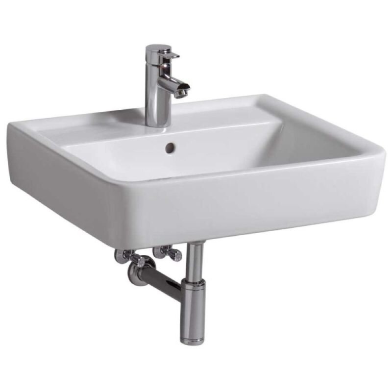 Раковина Geberit Renova Nr. 1 222265000, 65 см, керамика, белая