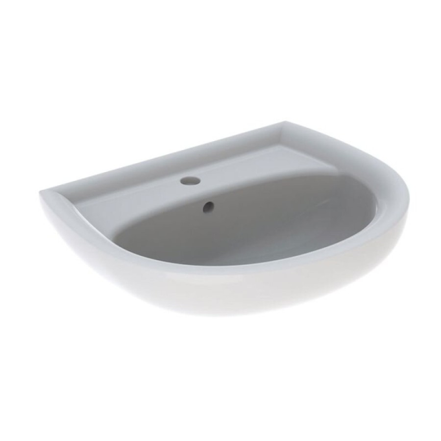 Раковина Geberit Renova 223055000, 55 см, фарфор, белая