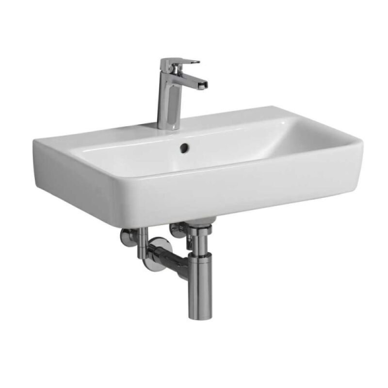 Раковина Geberit Renova 226160000 Compact, 60 х 37 см, белая