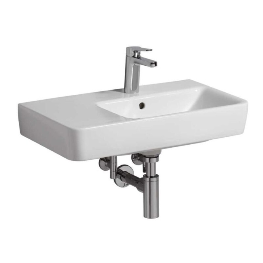 Раковина Geberit Renova Nr. 1 226165000/226265000, 65 см, L/R, керамика, белая