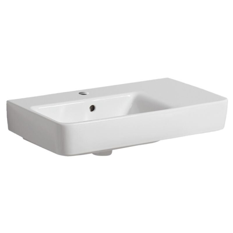 Раковина Geberit Renova Nr. 1 226165000/226265000, 65 см, L/R, керамика, белая