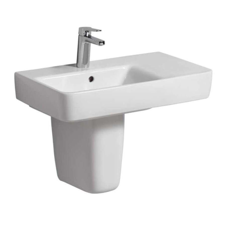 Раковина Geberit Renova Nr. 1 226165000/226265000, 65 см, L/R, керамика, белая