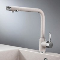 Смеситель Granula GR-2301 2301an, для кухонной мойки, с подключением к фильтру, антик
