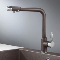 Смеситель Granula GR-2301 2301es, для кухонной мойки, с подключением к фильтру, эспрессо