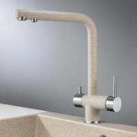 Смеситель Granula GR-2305 2305cl, для кухонной мойки, с подключением к фильтру, классик